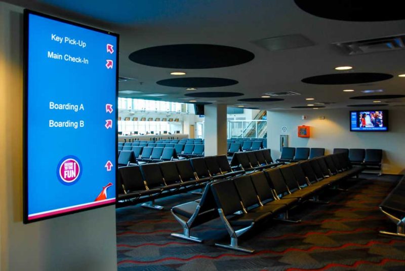 Carnival Cruise Terminal Digital Signage - LD Systems