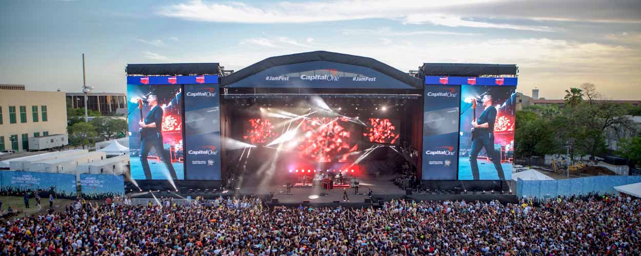 LD Systems Stage Lighting March Madness Music Festival