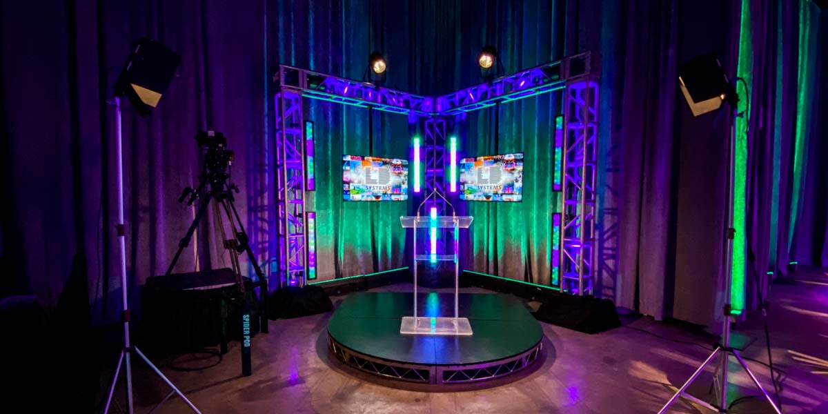 LD Systems - Audio Video Lighting - Houston Virtual Event Studio