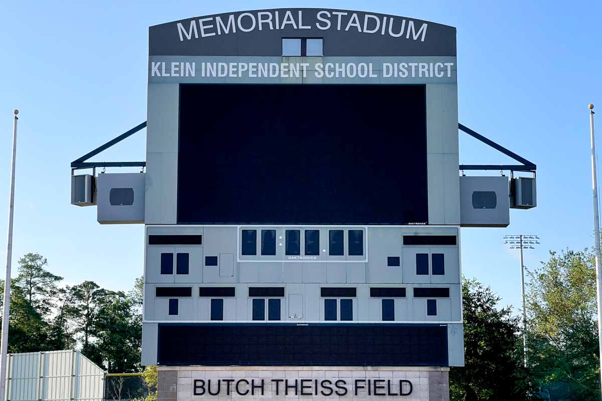 Klein Memorial Stadium Scoreboard louspeakers