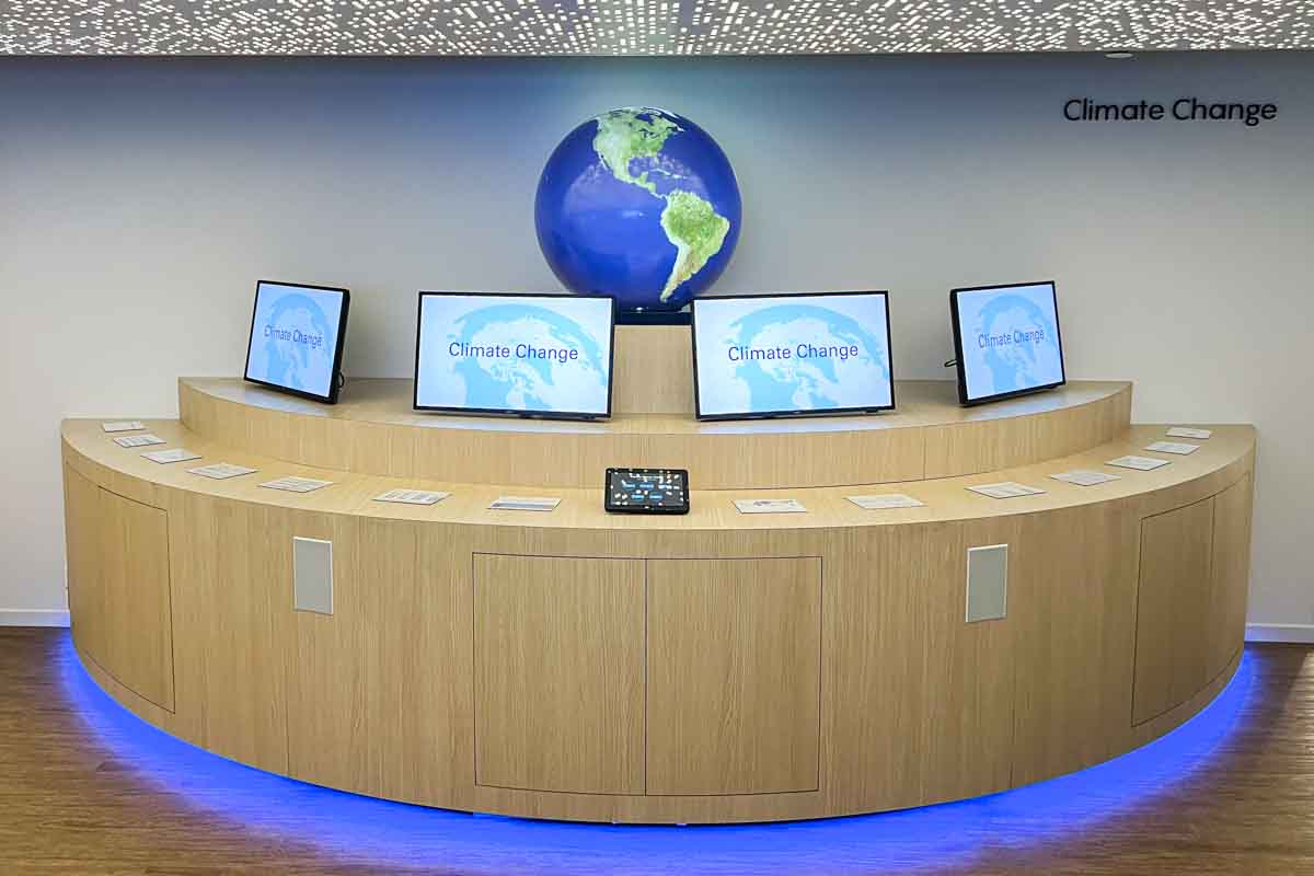Daikin Sustainability and Innovation Center Climate Change Display