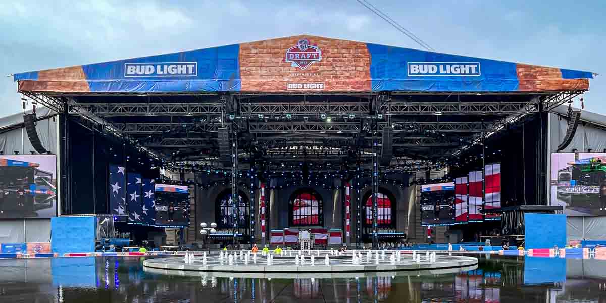 NFL Draft Theater Stage