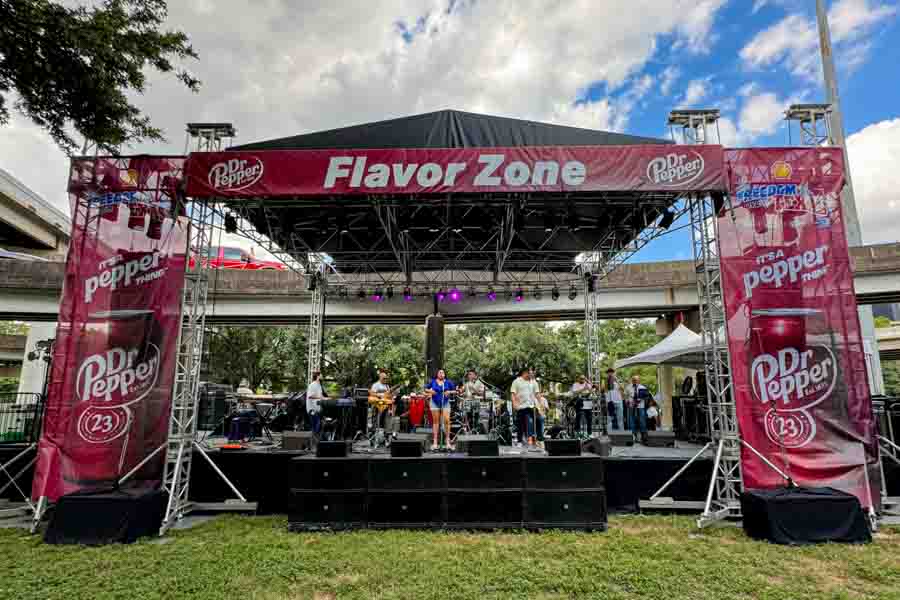 Freedom Over Texas Event Dr Pepper Stage