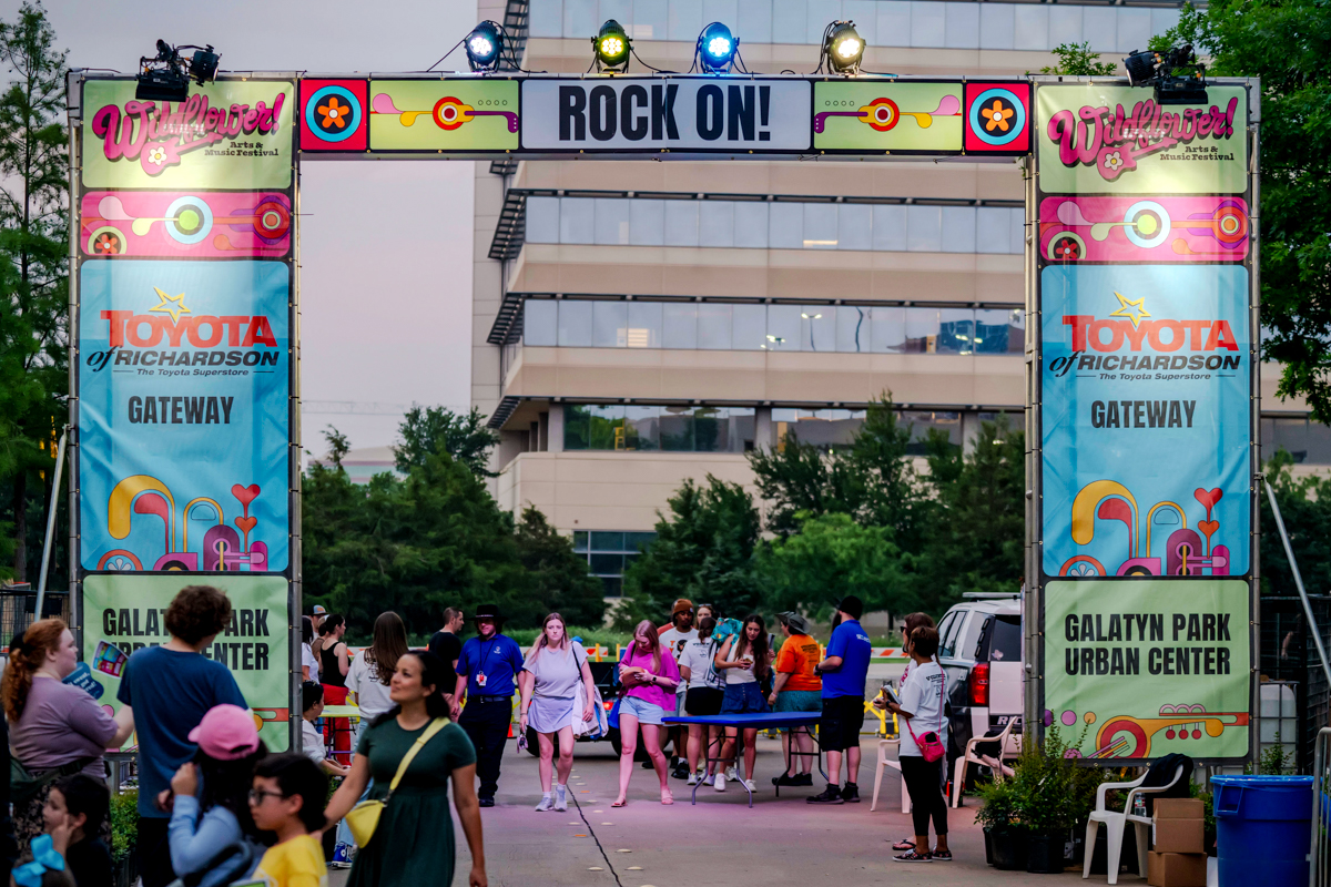 Wildflower Festival Entrance Structure
