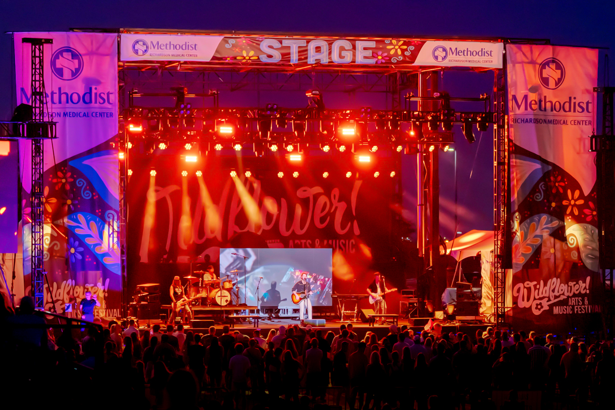Wildflower Festival Methodist Concert Stage