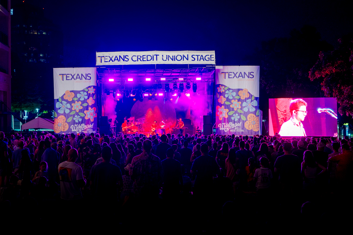 Wildflower Festival Texas Credit Union Stage